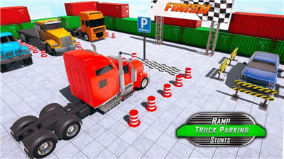 巨型坡道卡车特技