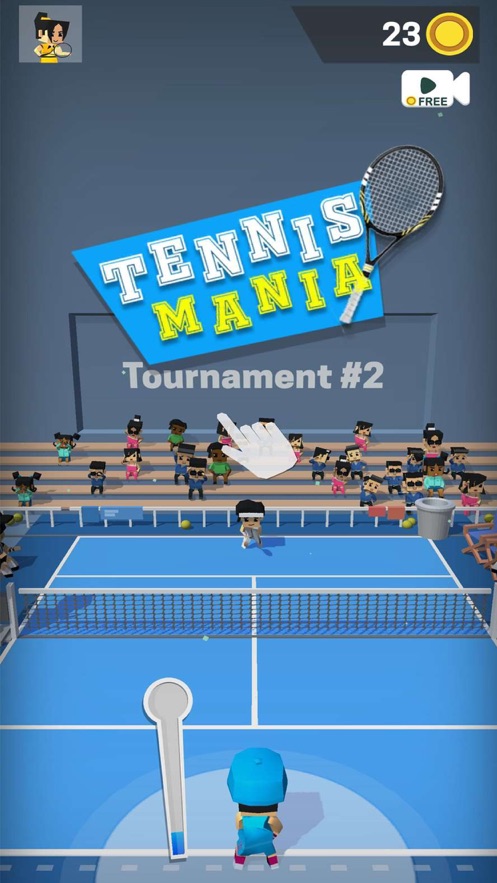 像素狂热网球游戏