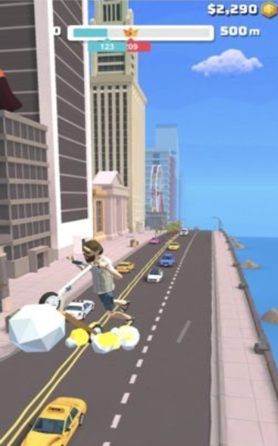 滑动跳跃