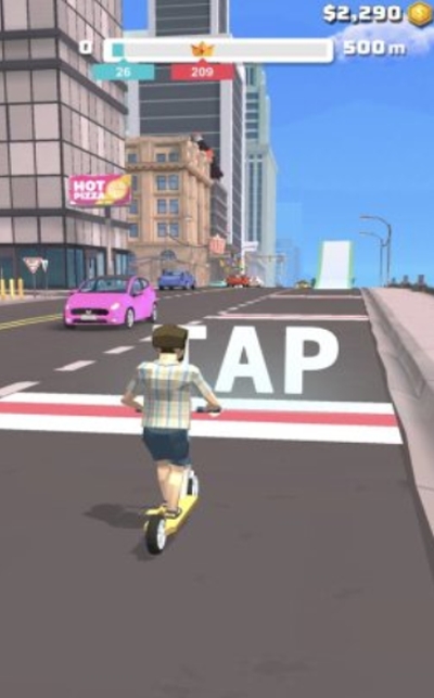 滑动跳跃