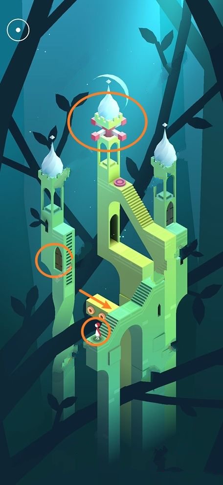 纪念碑谷2失落森林攻略