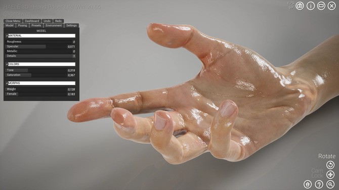 《HAELE  3D》登陆Steam  专业手部造型设计模拟器