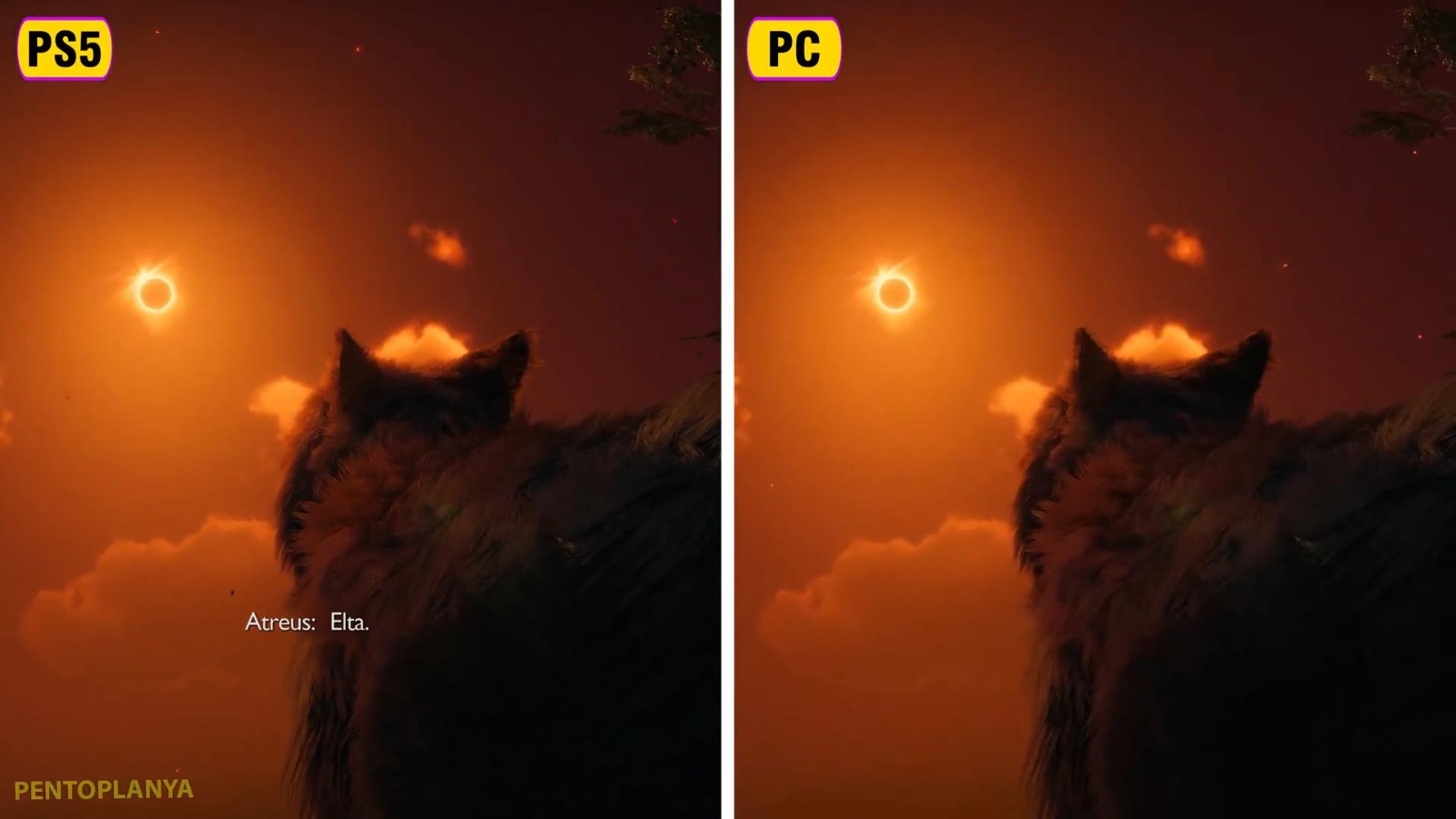 《战神:诸神黄昏》PC版与PS5版对比视频 快来找差别