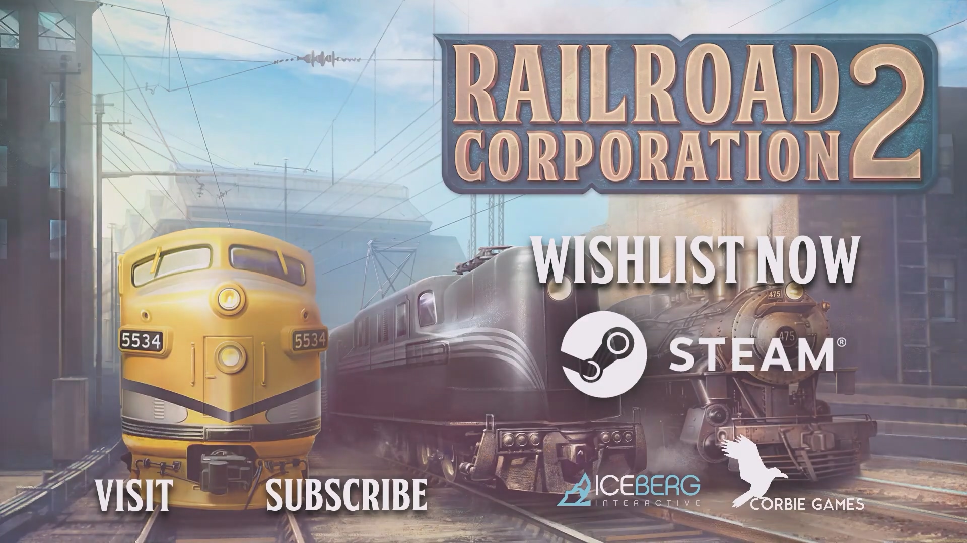 《铁道公司2》预告片曝光 打造20世纪铁路帝国