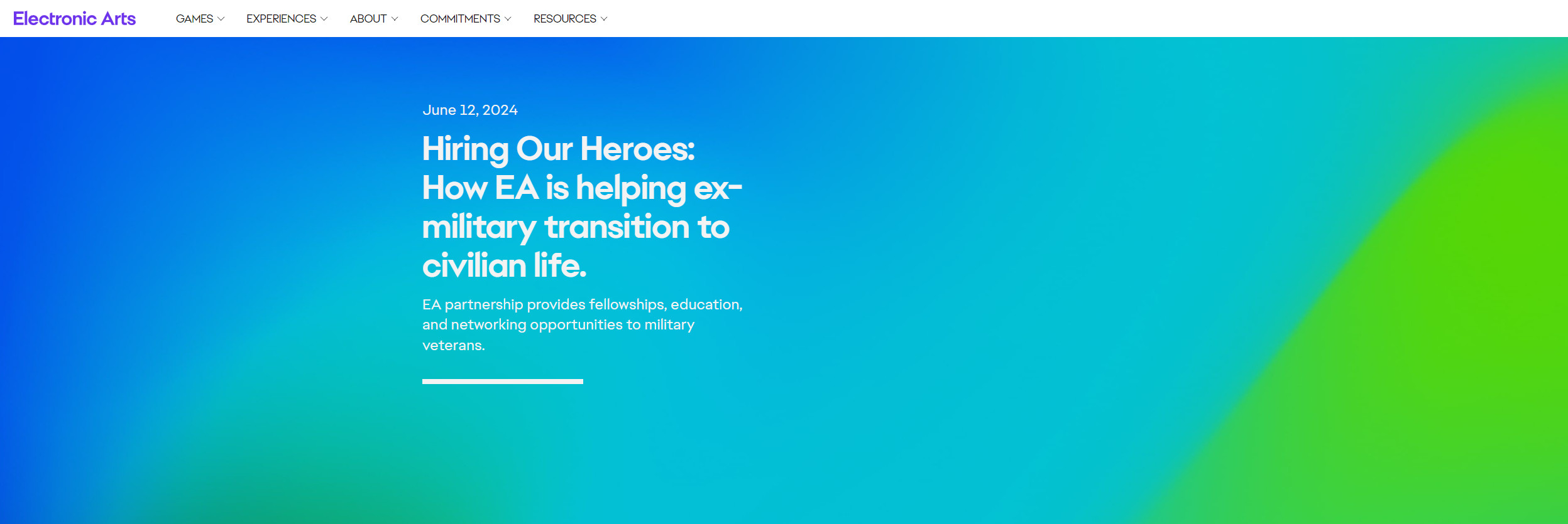 EA招募退伍军人重塑下一代《战地》游戏