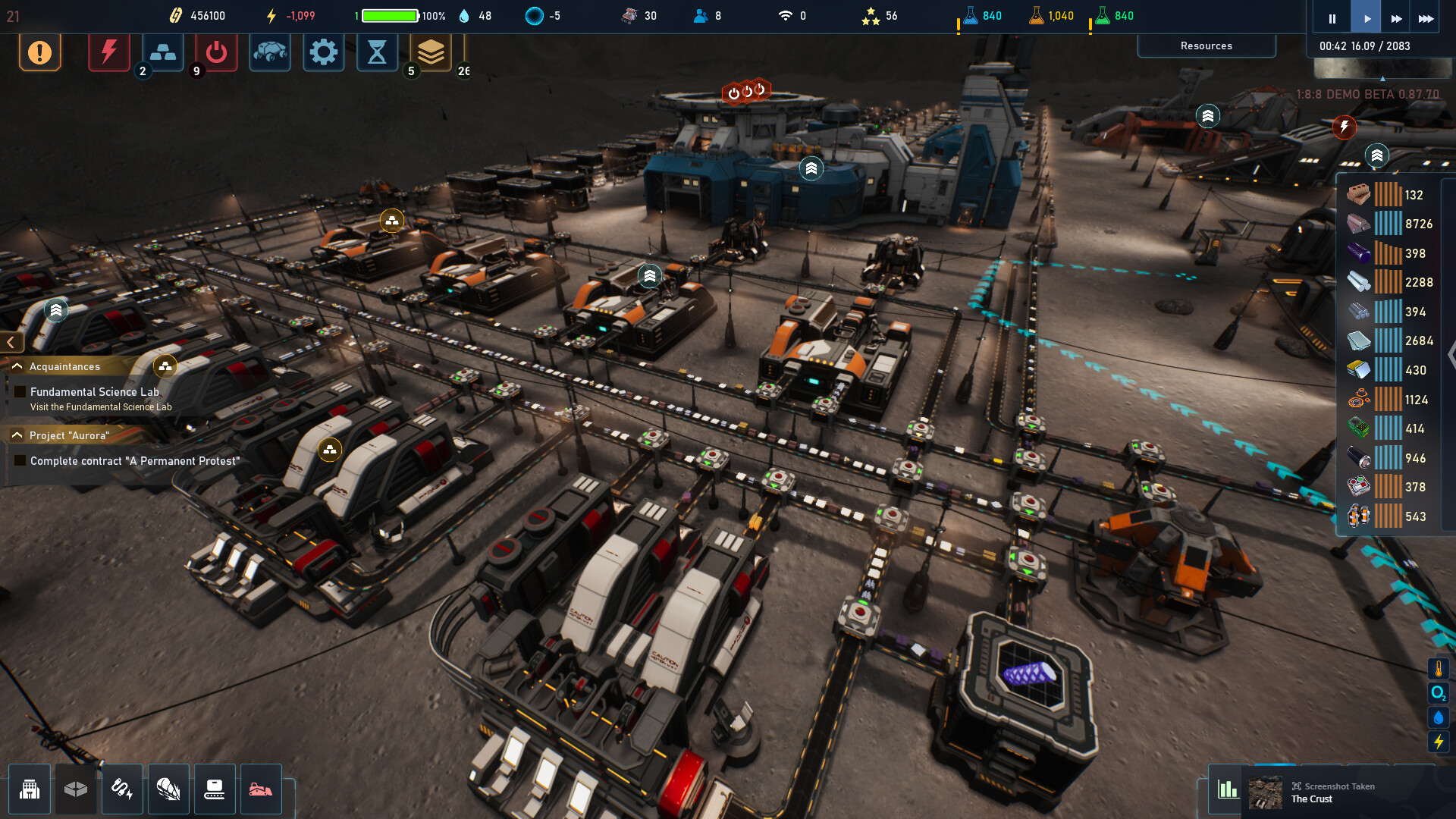 外太空模拟建造游戏《地壳》发售预告公布 7月15日抢先体验推出