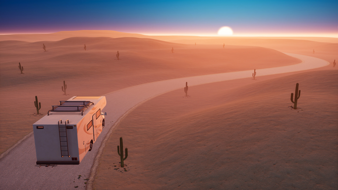 《Nomad  Drive》Steam页面上线 房车旅行模拟