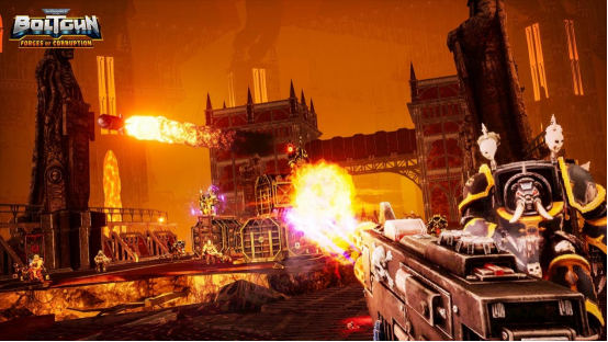 《战锤40K: 爆矢枪》“腐蚀熔炉” DLC现已推出，并为所有玩家提供免费的生存模式