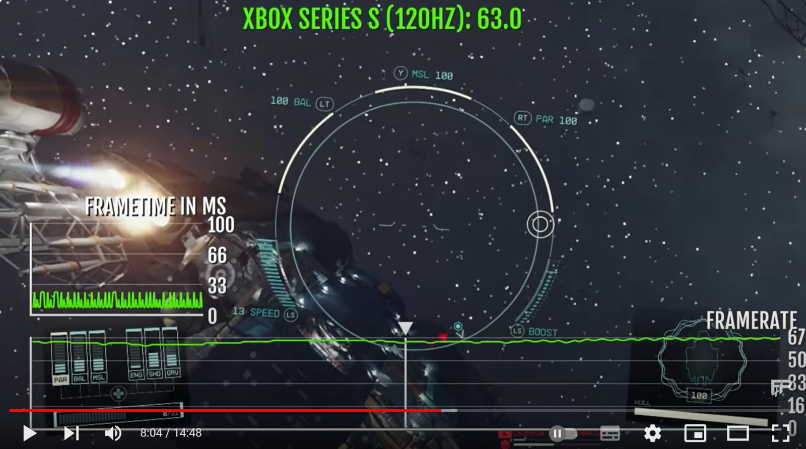 玩家使用MOD  让《星空》在XSS上成功实现120帧