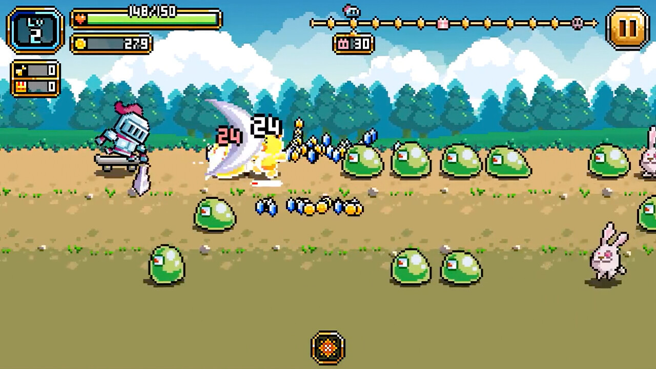 RPG式动作游戏《Skateboard Knight》Steam页面 支持简中