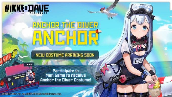 《妮姬胜利女神》《潜水员戴夫》双向联动宣传片 7月4日上线