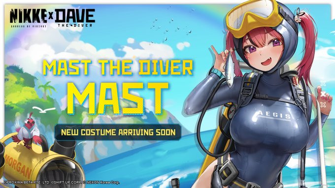 《妮姬胜利女神》《潜水员戴夫》双向联动宣传片 7月4日上线