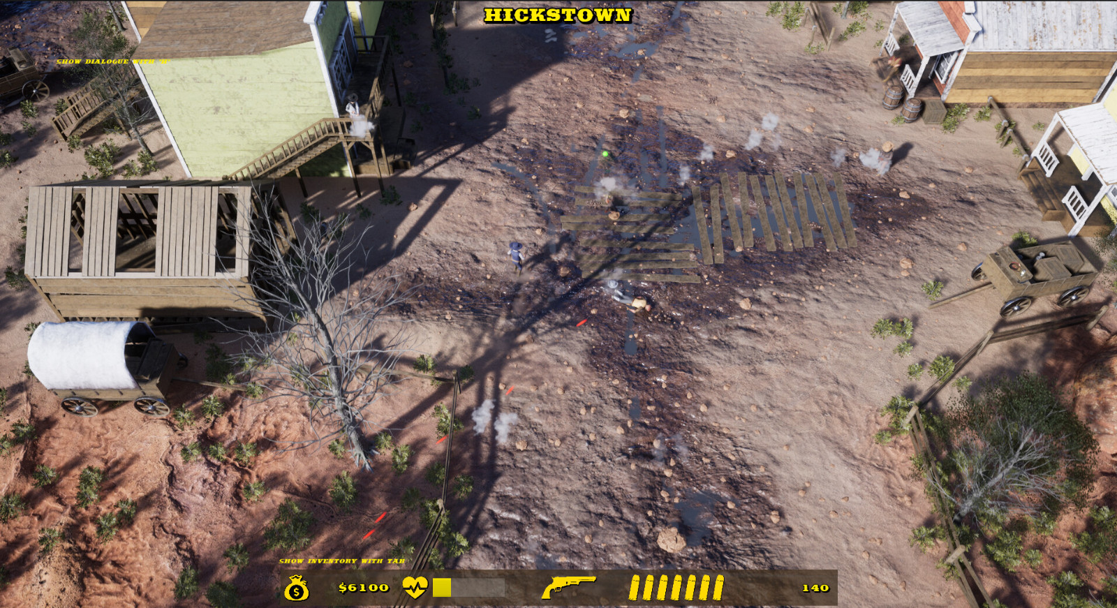 纵向卷轴射击类街机游戏《Smoking  Gun》Steam页面 今年发售