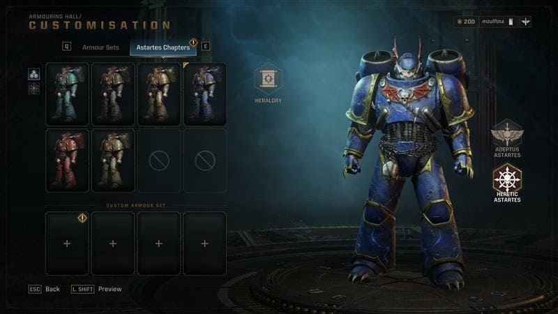 《战锤40K:星际战士2》定制系统详情:可改细节超多