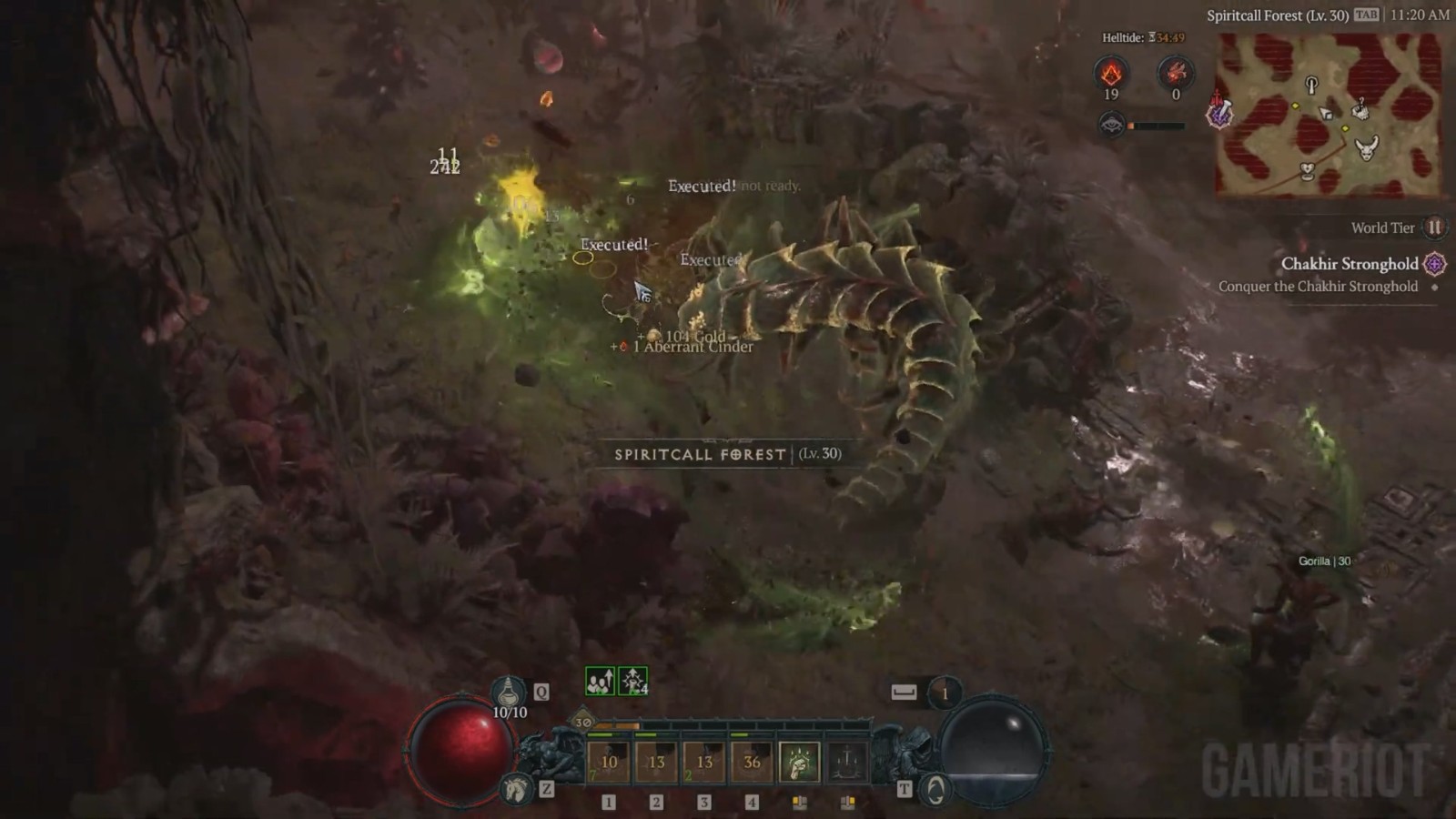 《暗黑破坏神4:憎恨之躯》新职业灵巫科隆展12分钟试玩