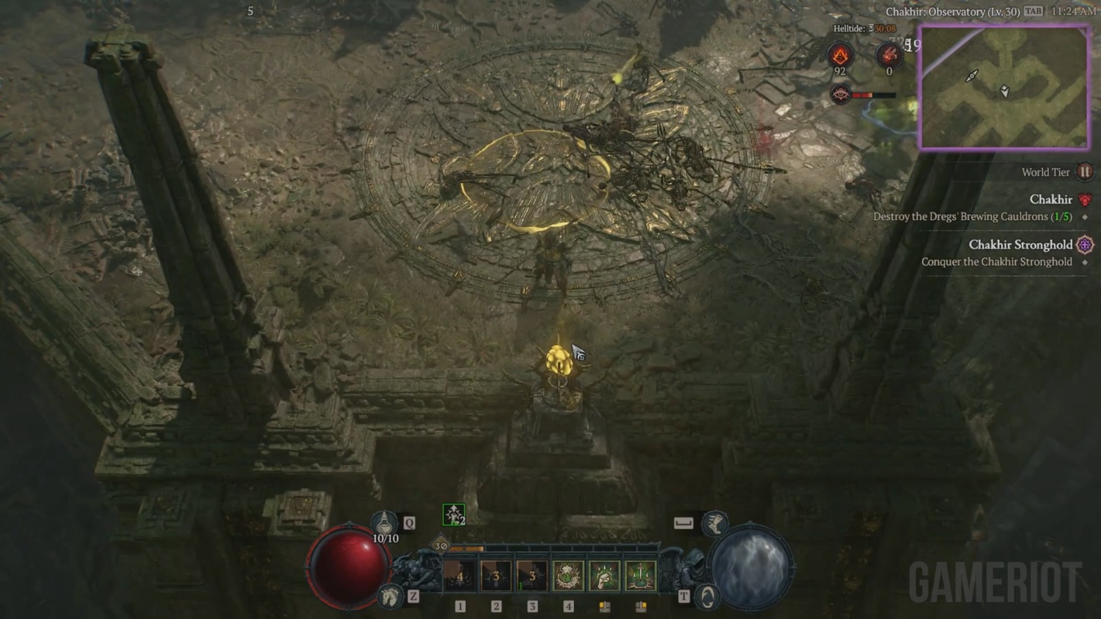 《暗黑破坏神4:憎恨之躯》新职业灵巫科隆展12分钟试玩