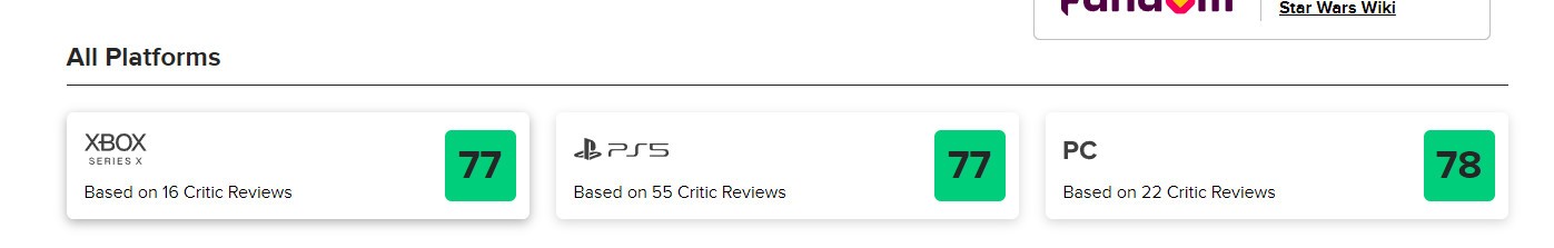 《星球大战：亡命之徒》IGN  7分 战斗重复、bug多
