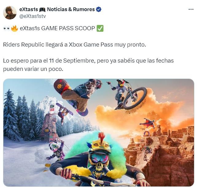 传闻:育碧《极限国度》9月11日登陆XGP