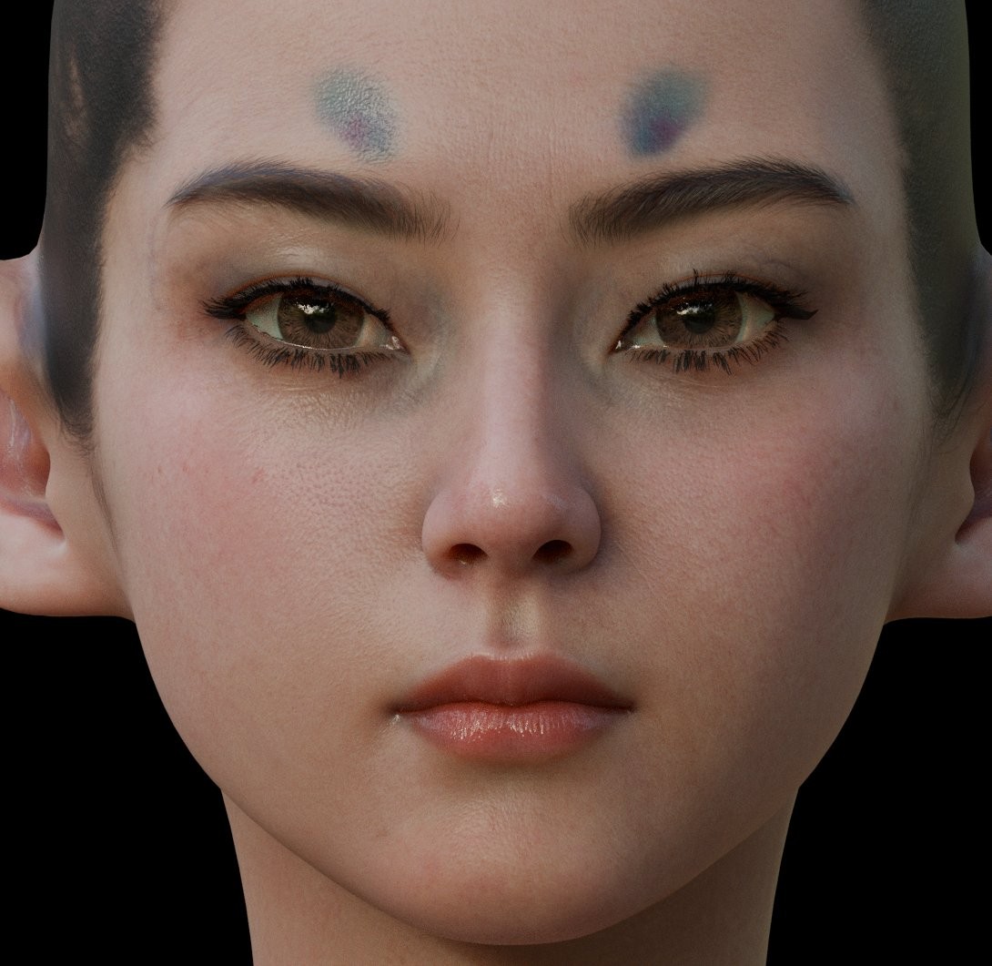 《黑神话:悟空》狐狸精萍萍模型被成功提取