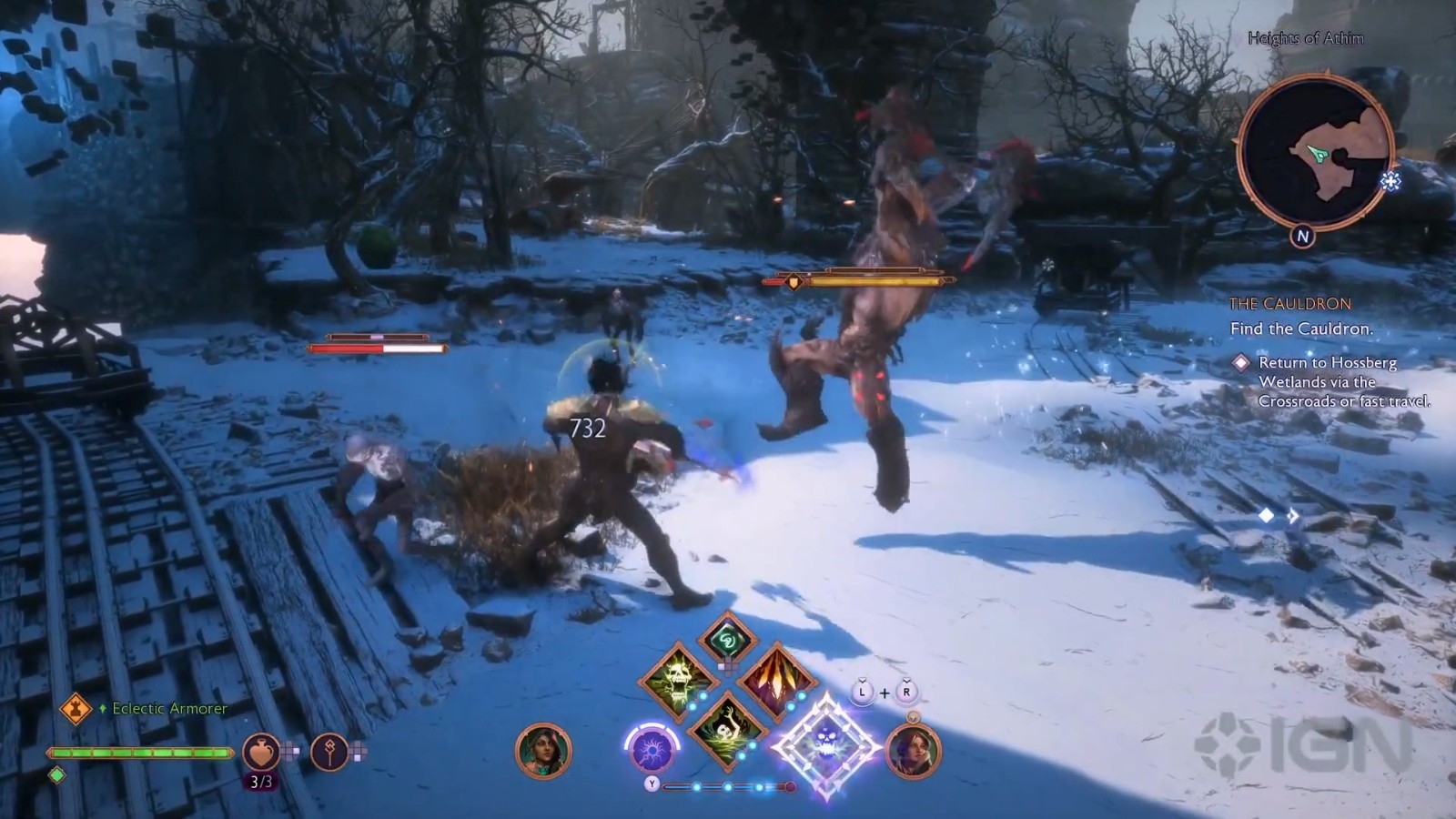 《龙腾世纪:影障守护者》22分钟演示 重点展示战斗