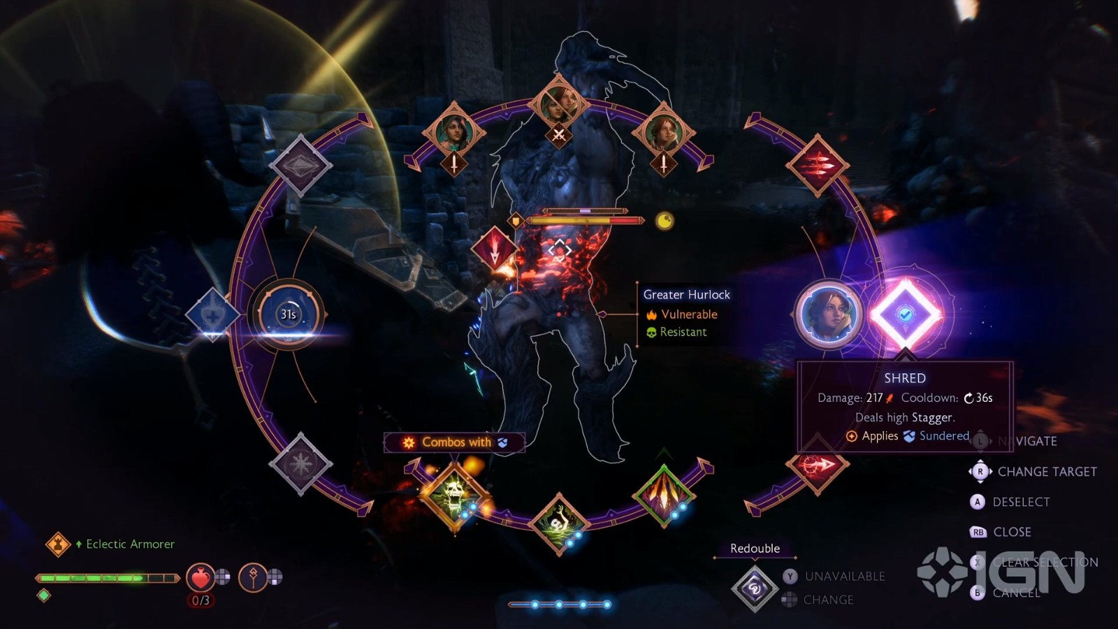 《龙腾世纪:影障守护者》22分钟演示 重点展示战斗