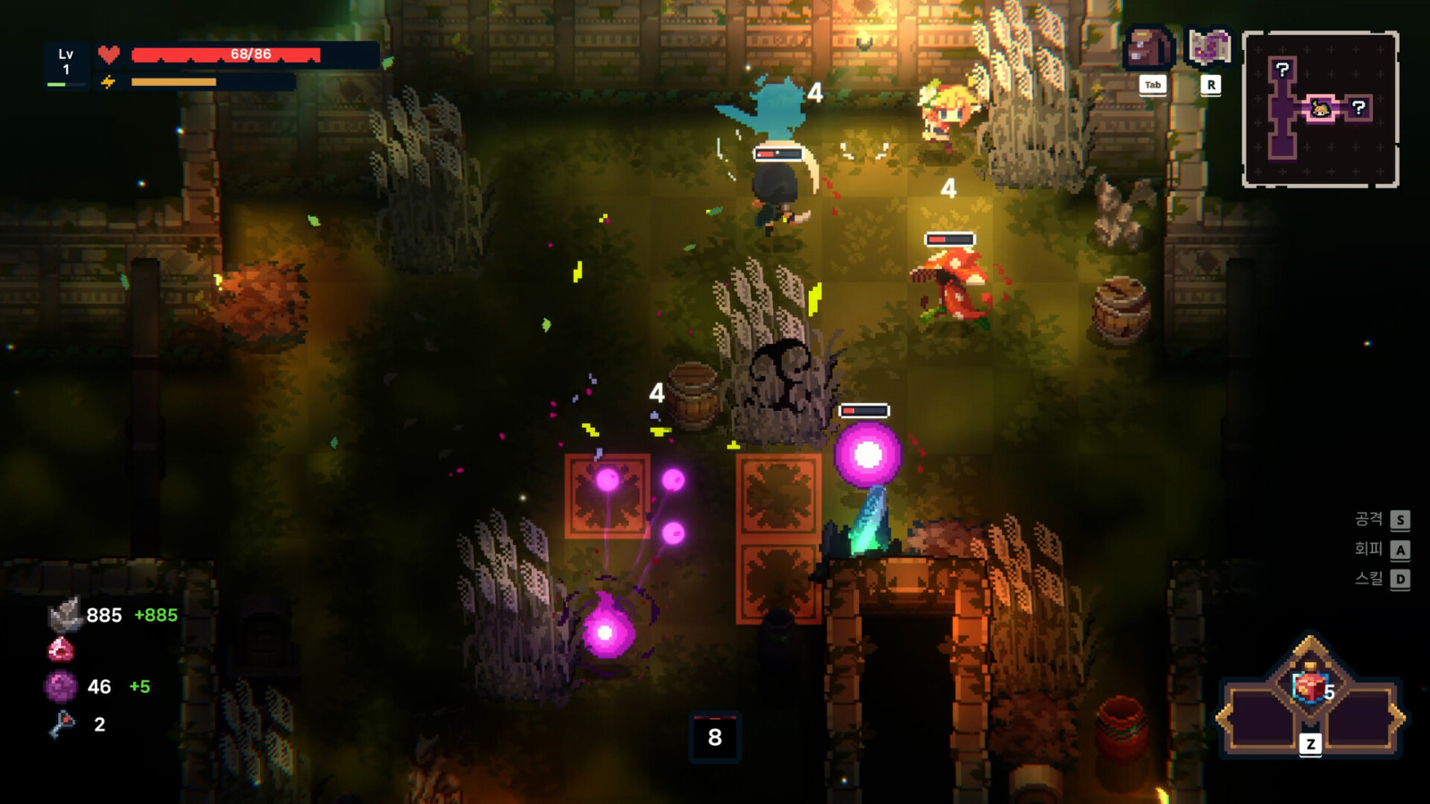 实时格子动作肉鸽游戏《Guidus  Zero》Steam页面公布 支持简繁体中文