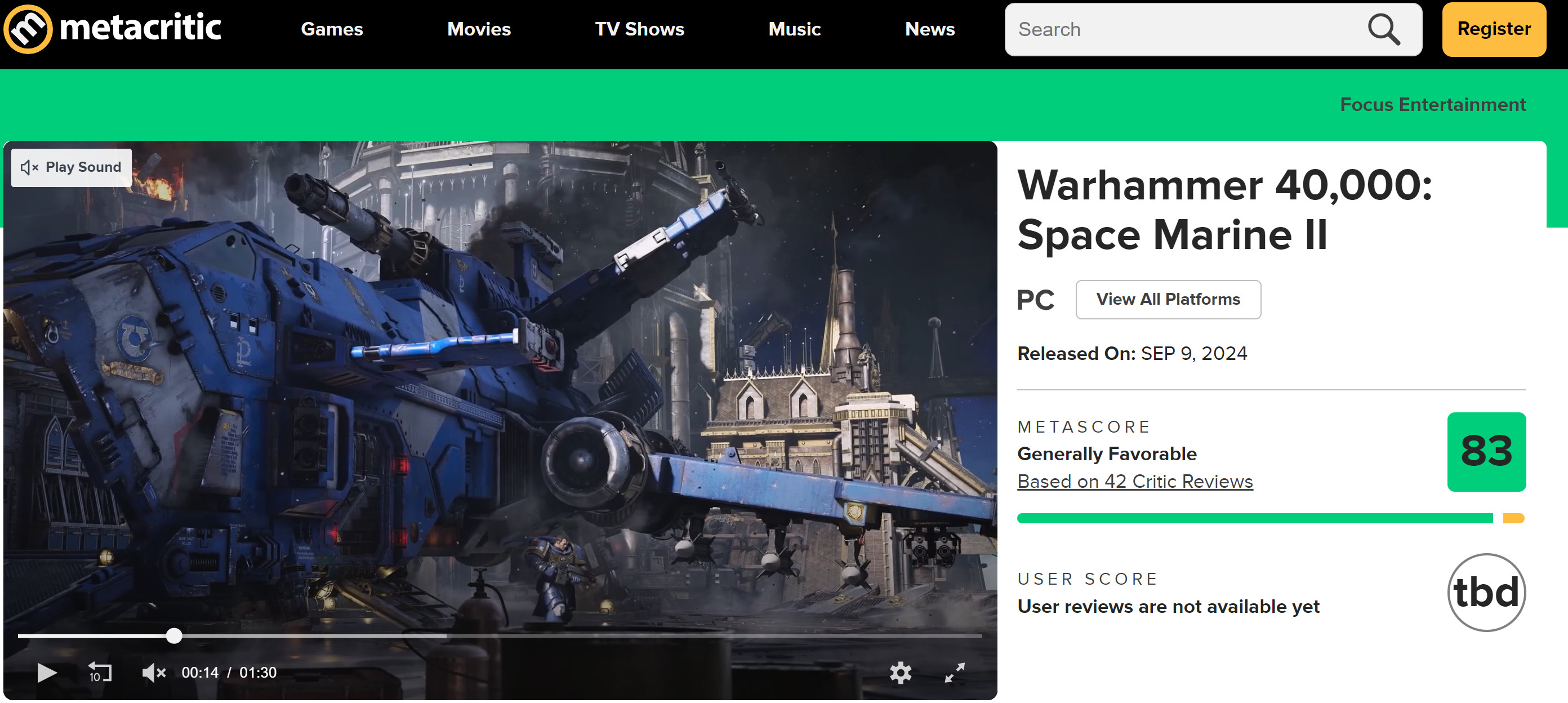 《战锤40K：星际战士2》IGN  8分 残酷战斗太爽快