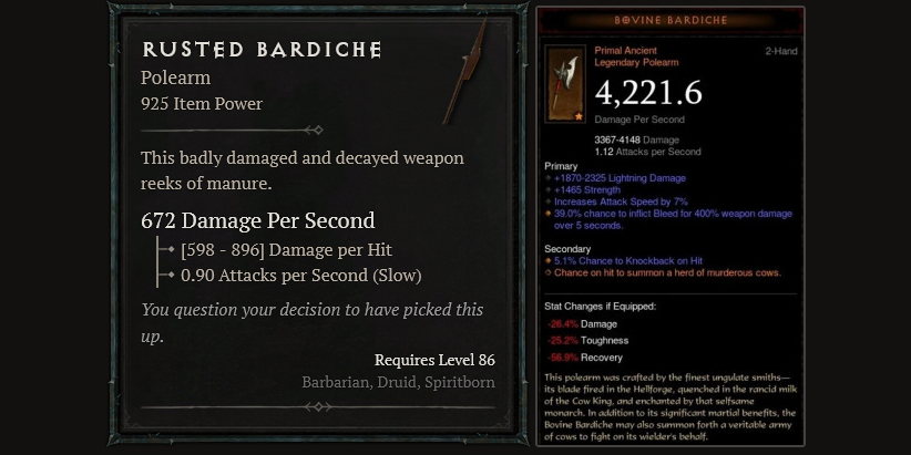 《暗黑破坏神4:憎恨之躯》2.0更新或终于为游戏添加奶牛关