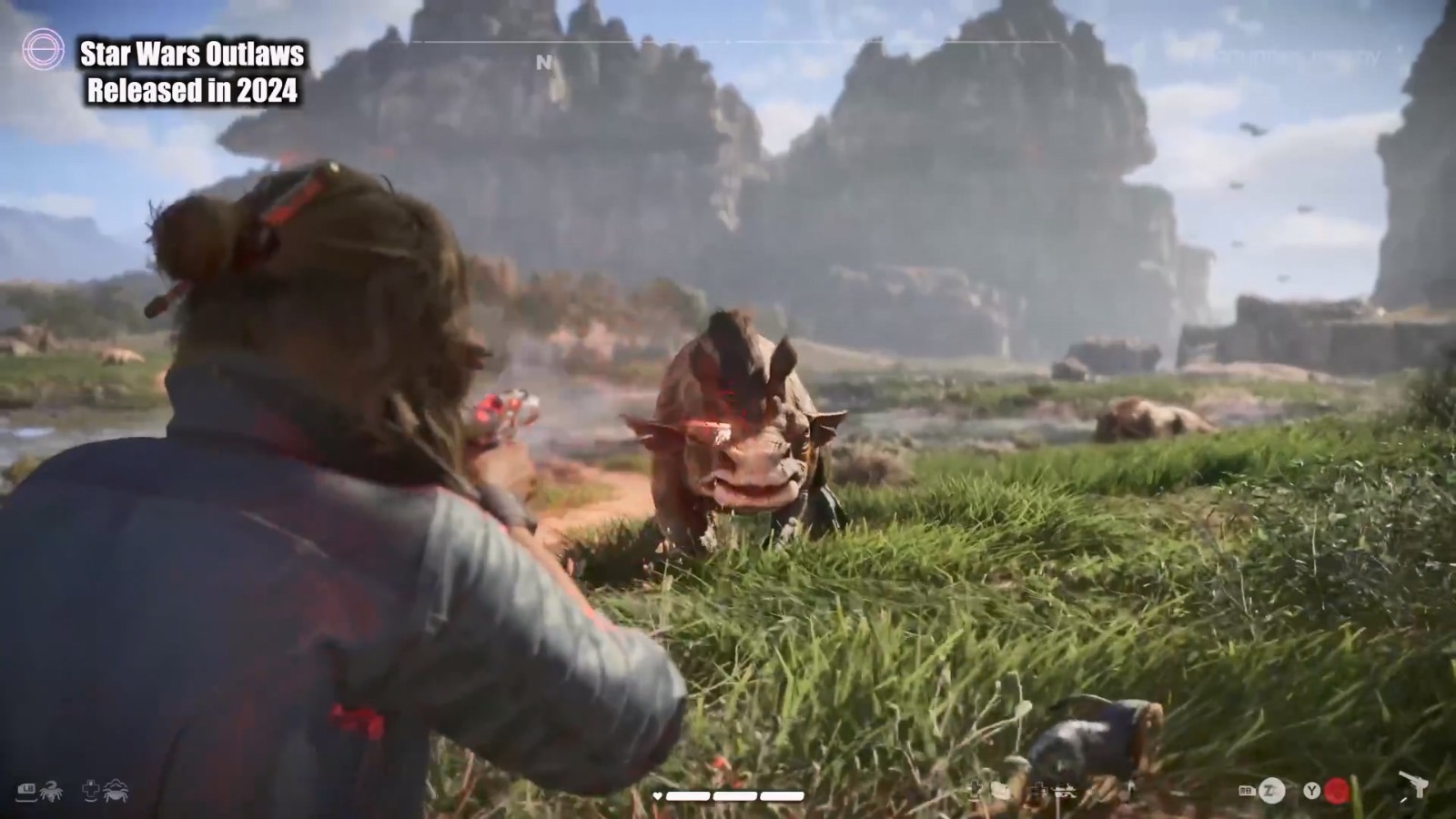 《星球大战:亡命之徒》对比视频 育碧游戏倒车退化史