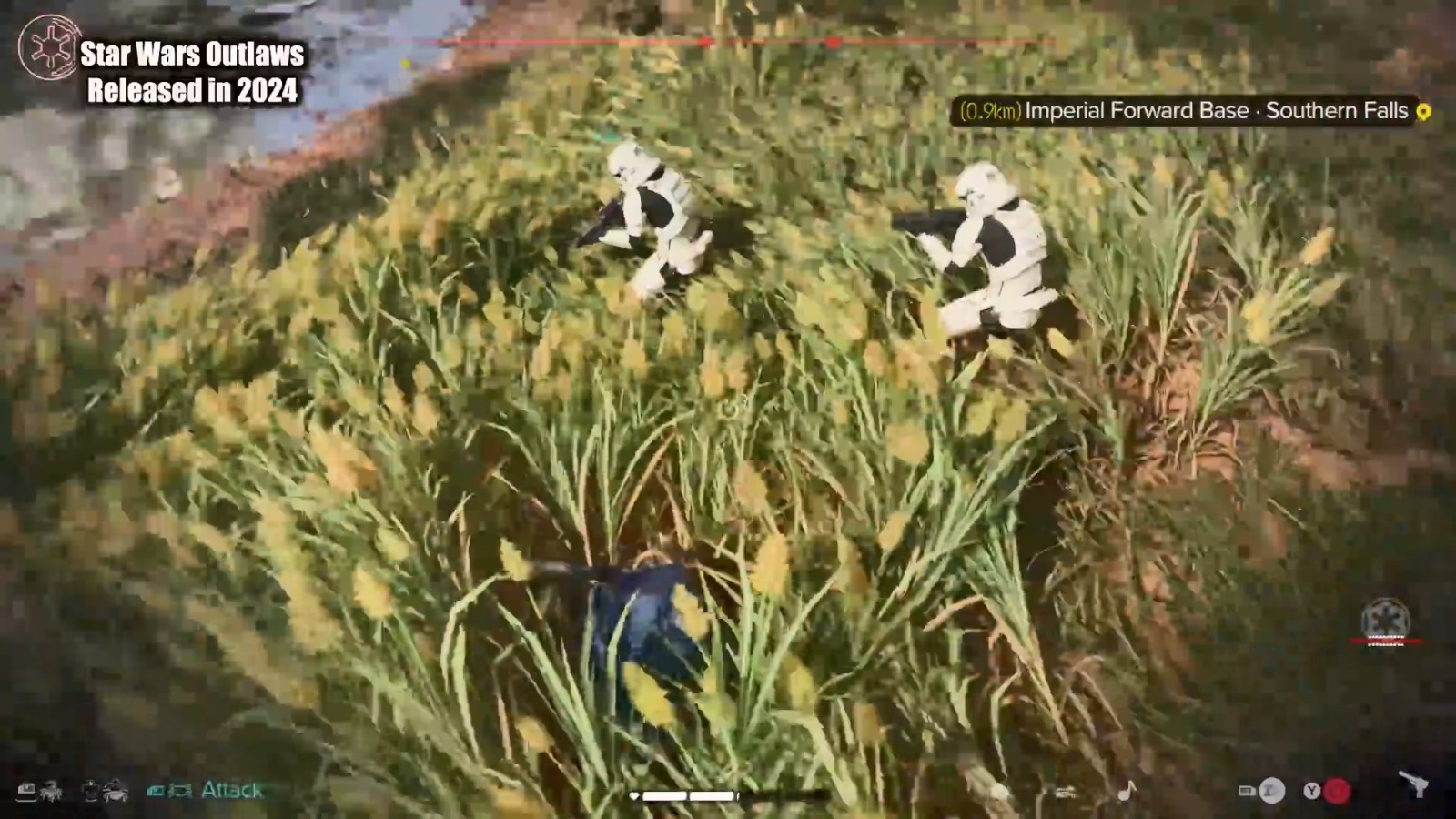 《星球大战:亡命之徒》对比视频 育碧游戏倒车退化史