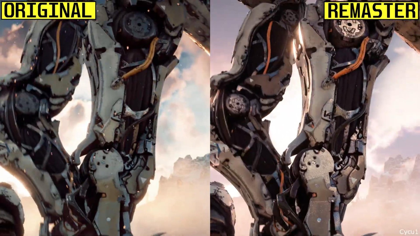 《地平线:零之曙光》复刻版与原版对比 女主好看了?