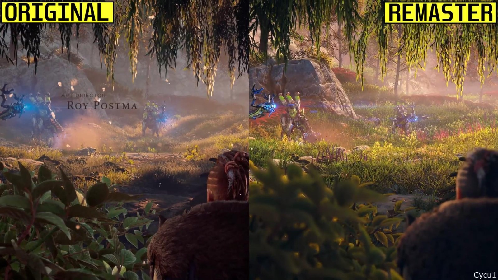 《地平线:零之曙光》复刻版与原版对比 女主好看了?