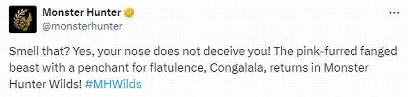 《怪物猎人:荒野》桃毛兽王将回归 好高傲好欠揍