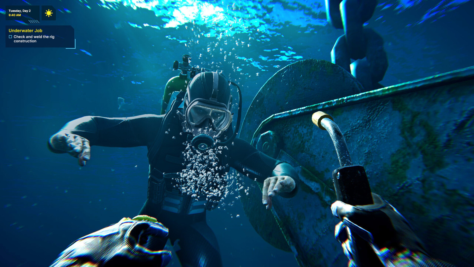 海上钻井平台运营模拟游戏 《Oil  Rig  Simulator》Steam页面公布