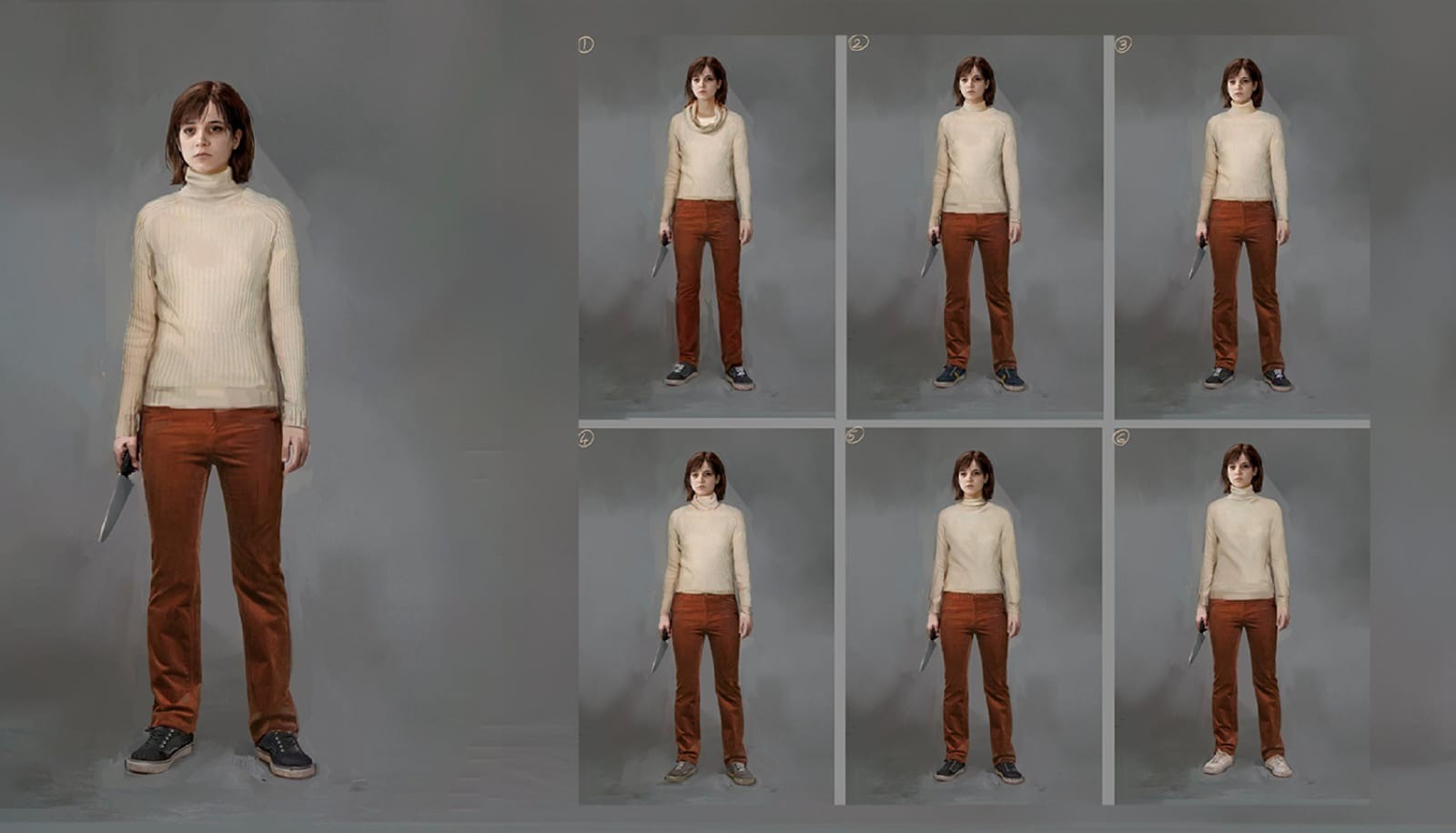 《寂静岭2：重制版》数字艺术图展示角色变化 女主变化太大