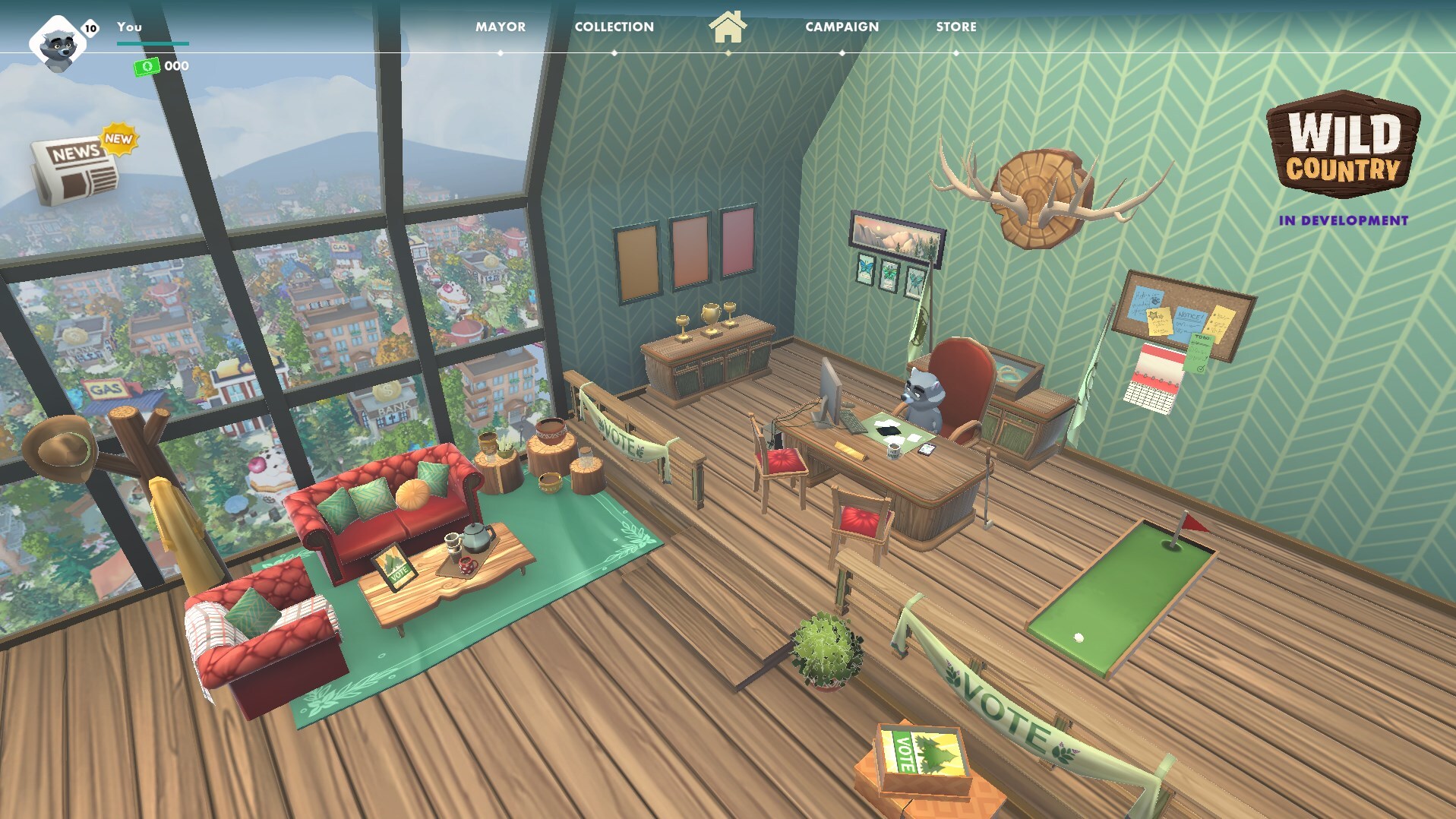 《萌兽镇:建城卡斗》(Wild Country) 将于10月26日发布