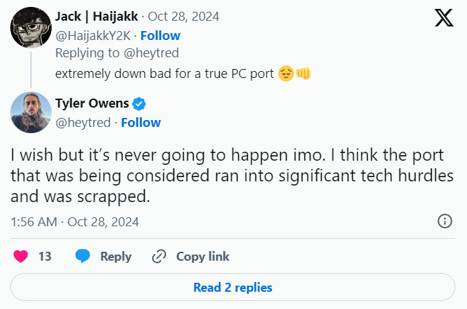 《光环5》原计划移植到PC 但因重大技术问题放弃