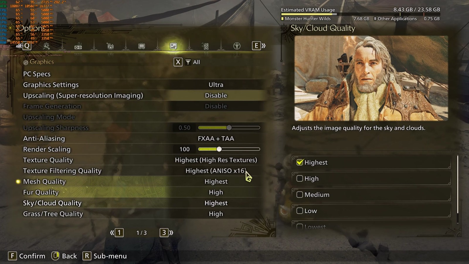 《怪物猎人：荒野》RTX  4090实测 原生4K/最高画质达不到60帧