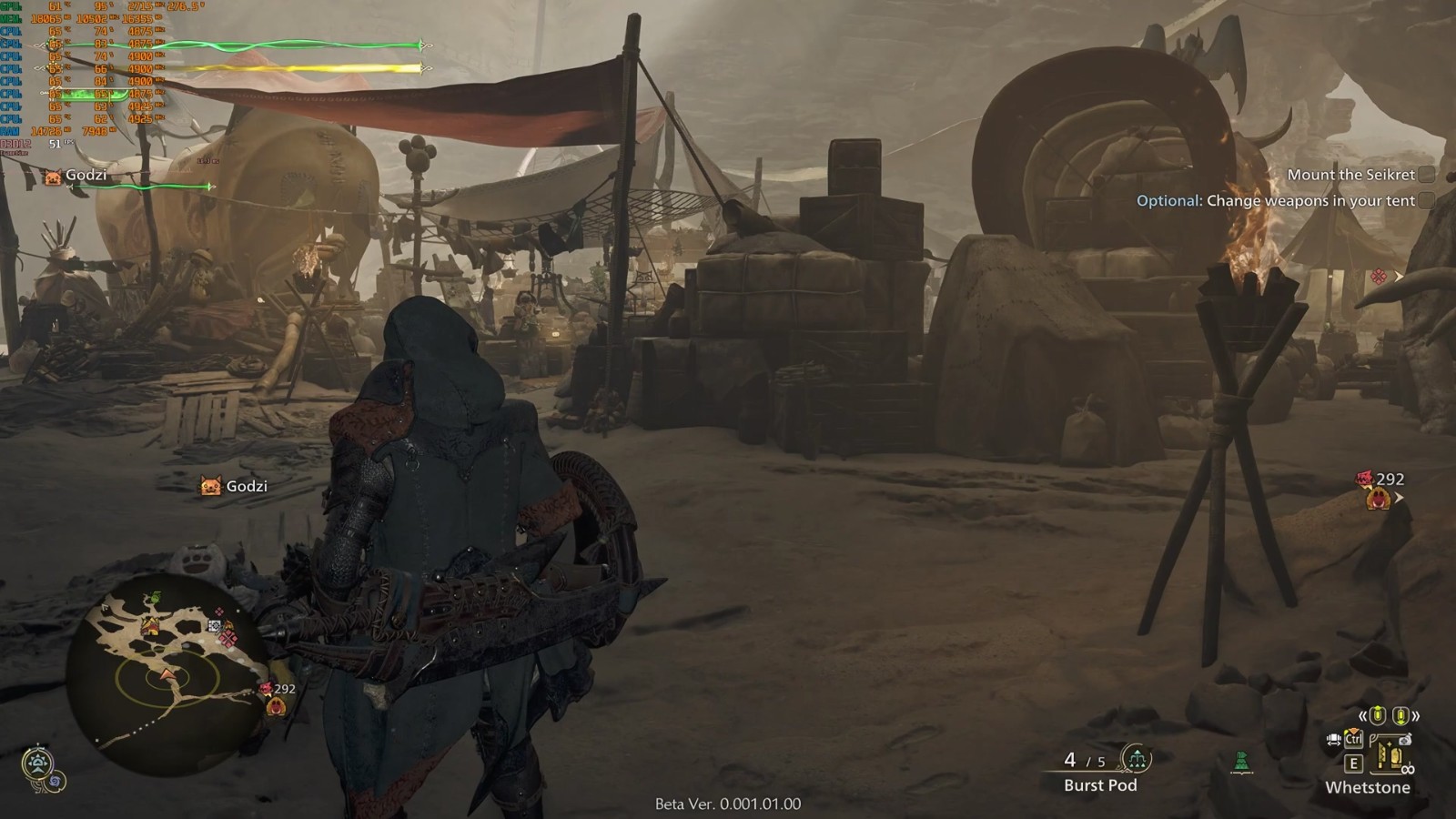 《怪物猎人：荒野》RTX  4090实测 原生4K/最高画质达不到60帧