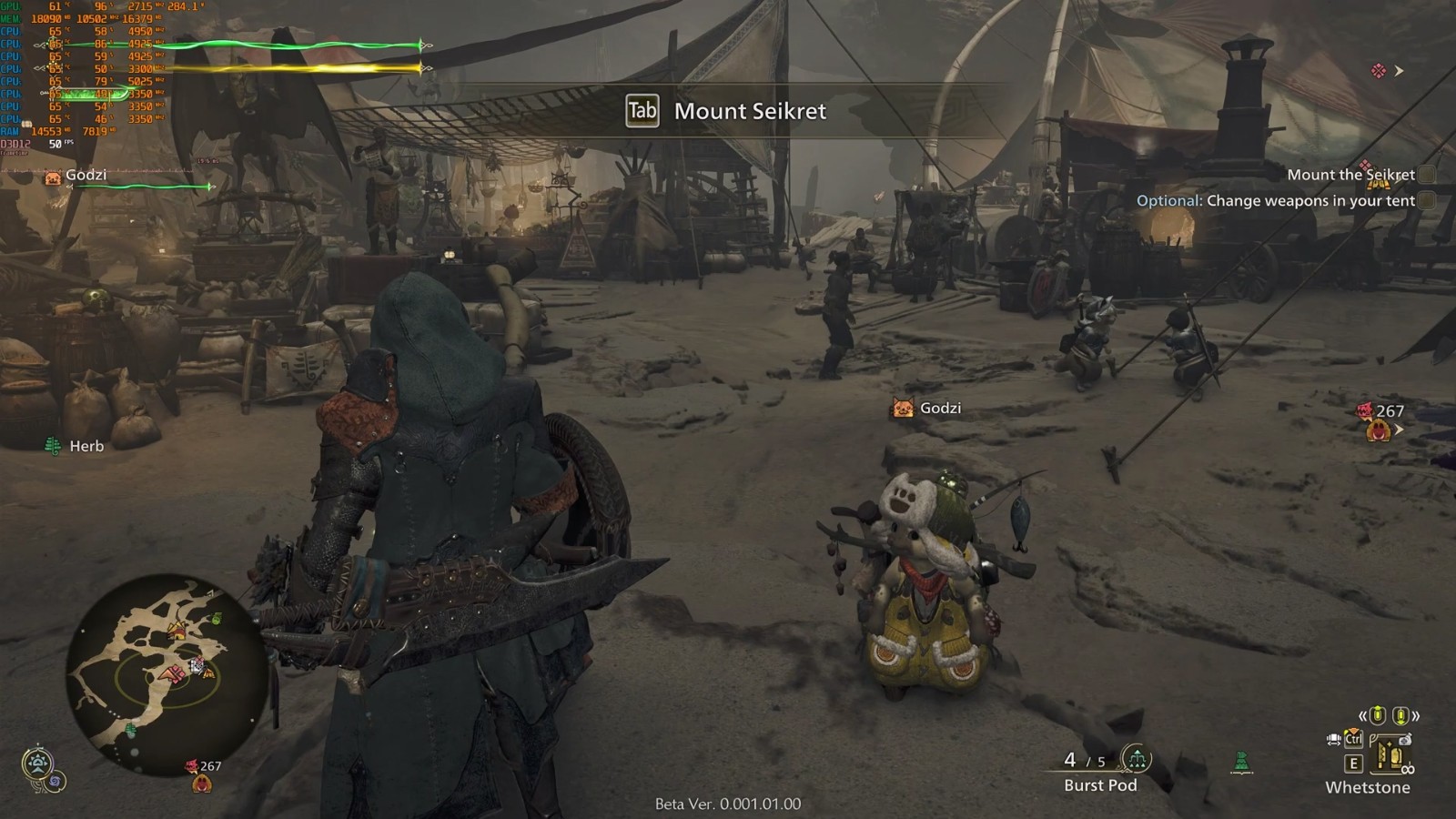 《怪物猎人：荒野》RTX  4090实测 原生4K/最高画质达不到60帧