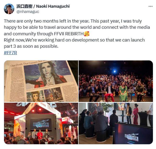 《最终幻想7:重生》总监滨口直树:续集正在努力开发中