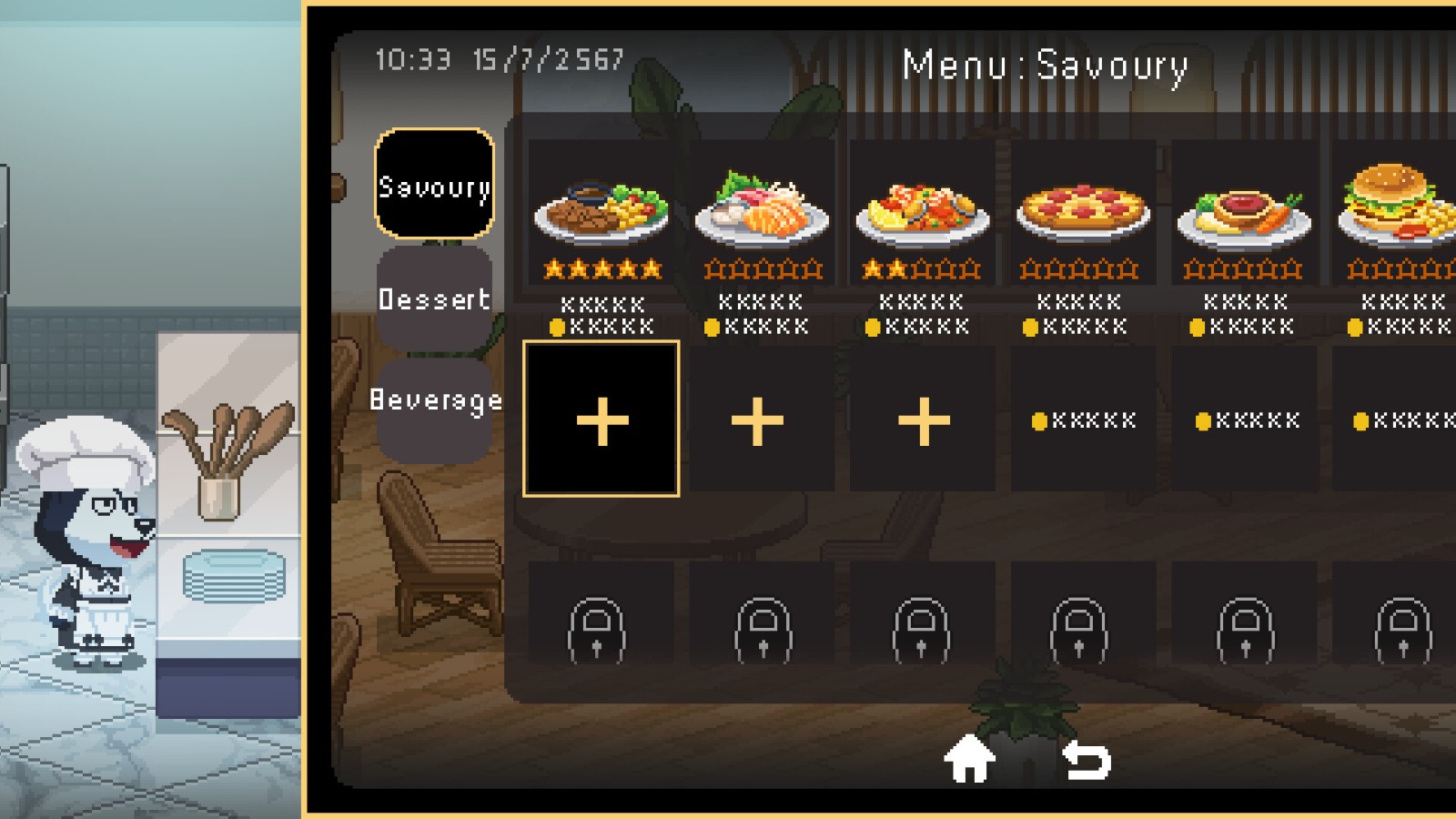 温馨餐厅管理游戏《Not  Mo<i></i>nday  Cafe》Steam页面开放 发行日期待定