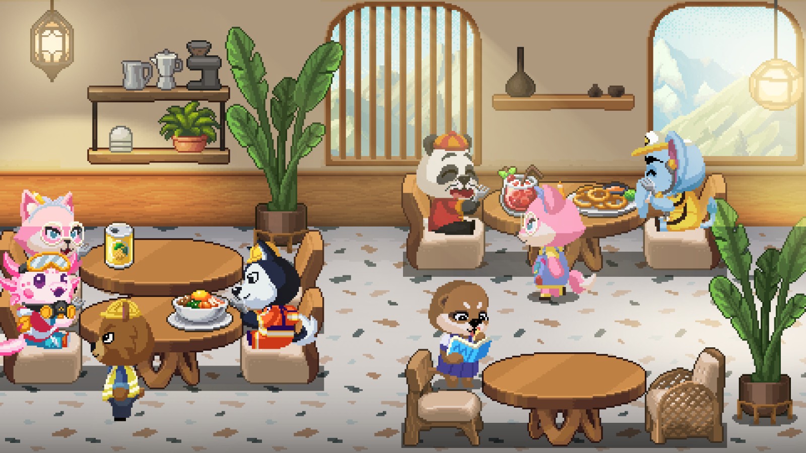 温馨餐厅管理游戏《Not  Mo<i></i>nday  Cafe》Steam页面开放 发行日期待定