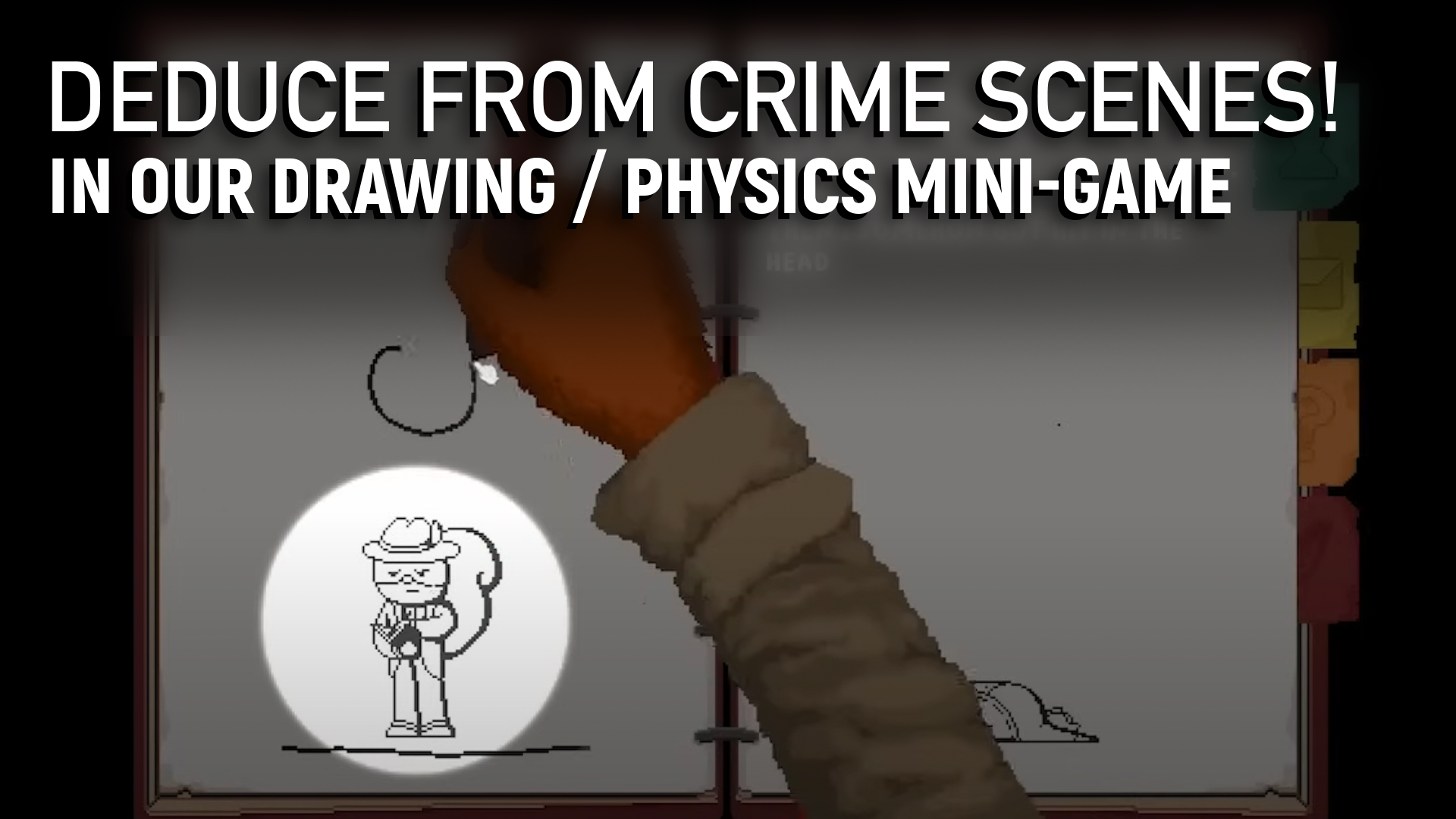 像素风黑色幽默推理游戏《千方百计》现已推出试玩Demo