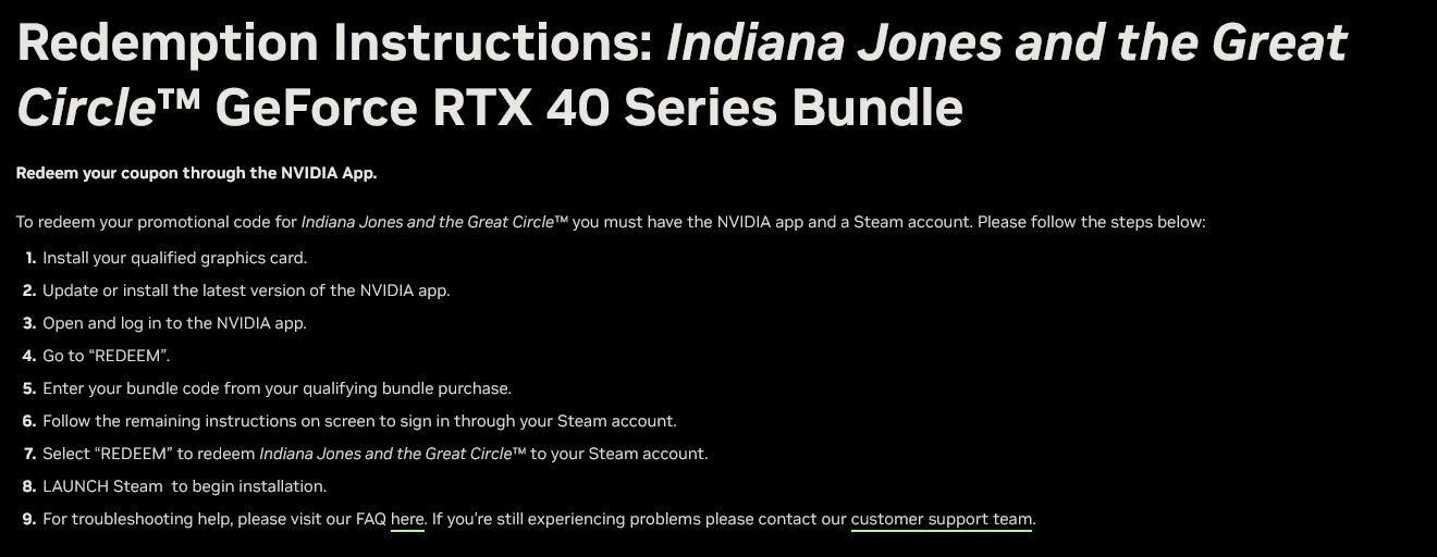 截至年底 买英伟达40系列显卡送《夺宝奇兵:古老之圈》