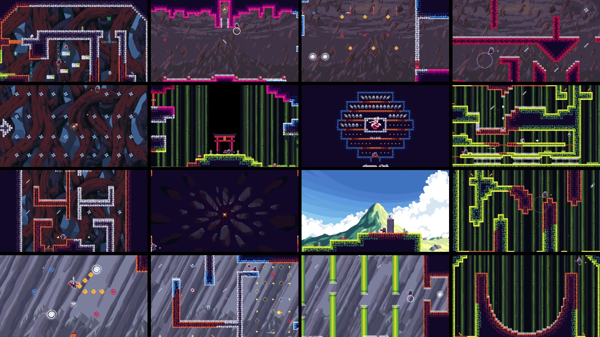 瞬移机制2D精准平台游戏《忍者明》Demo上线Steam，有奖速通活动开启！