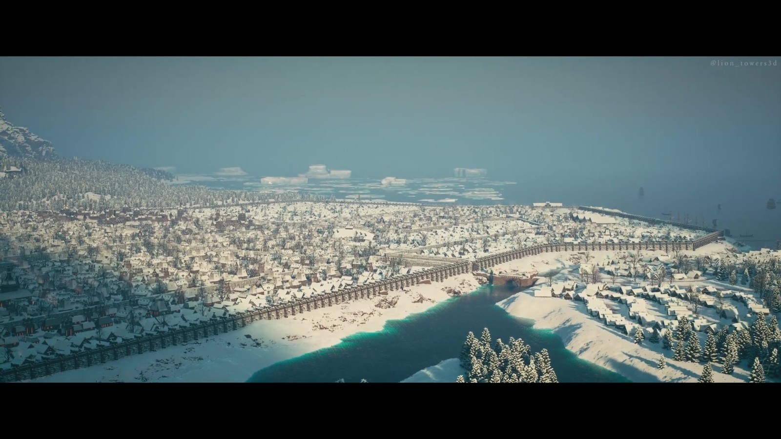 粉丝自制虚幻5《上古卷轴5》风舵城场景