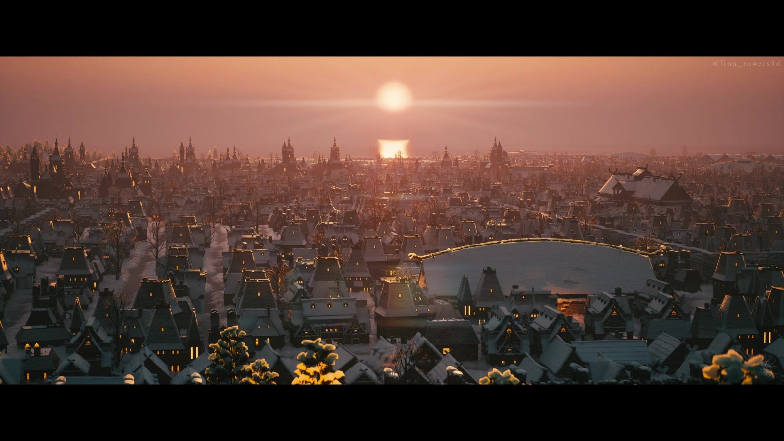 粉丝自制虚幻5《上古卷轴5》风舵城场景