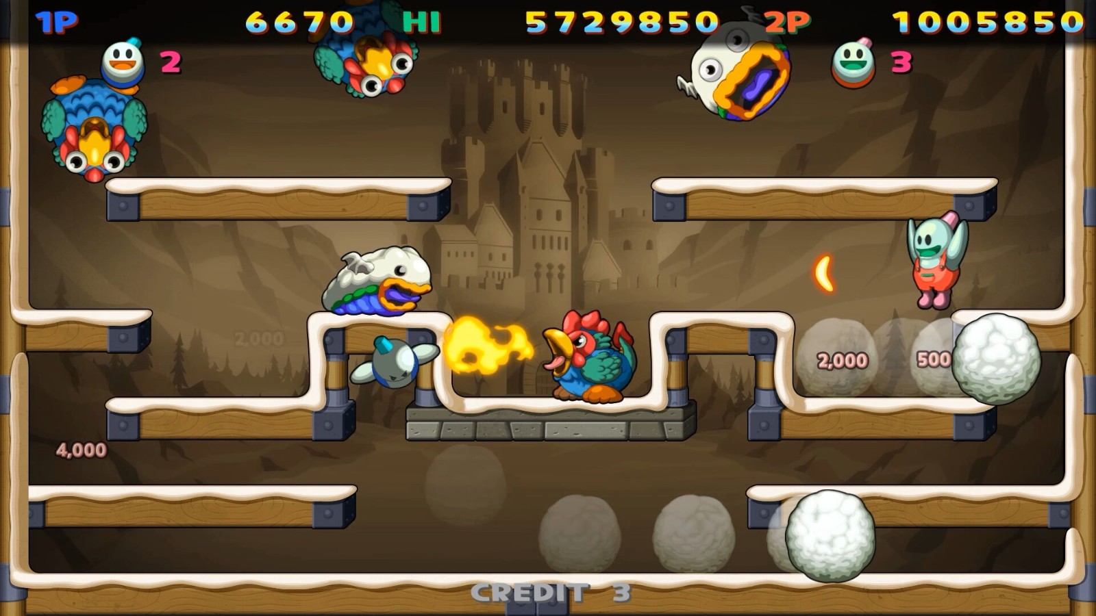 经典游戏重制 《雪人兄弟 特别:周年纪念版》Steam页面上线