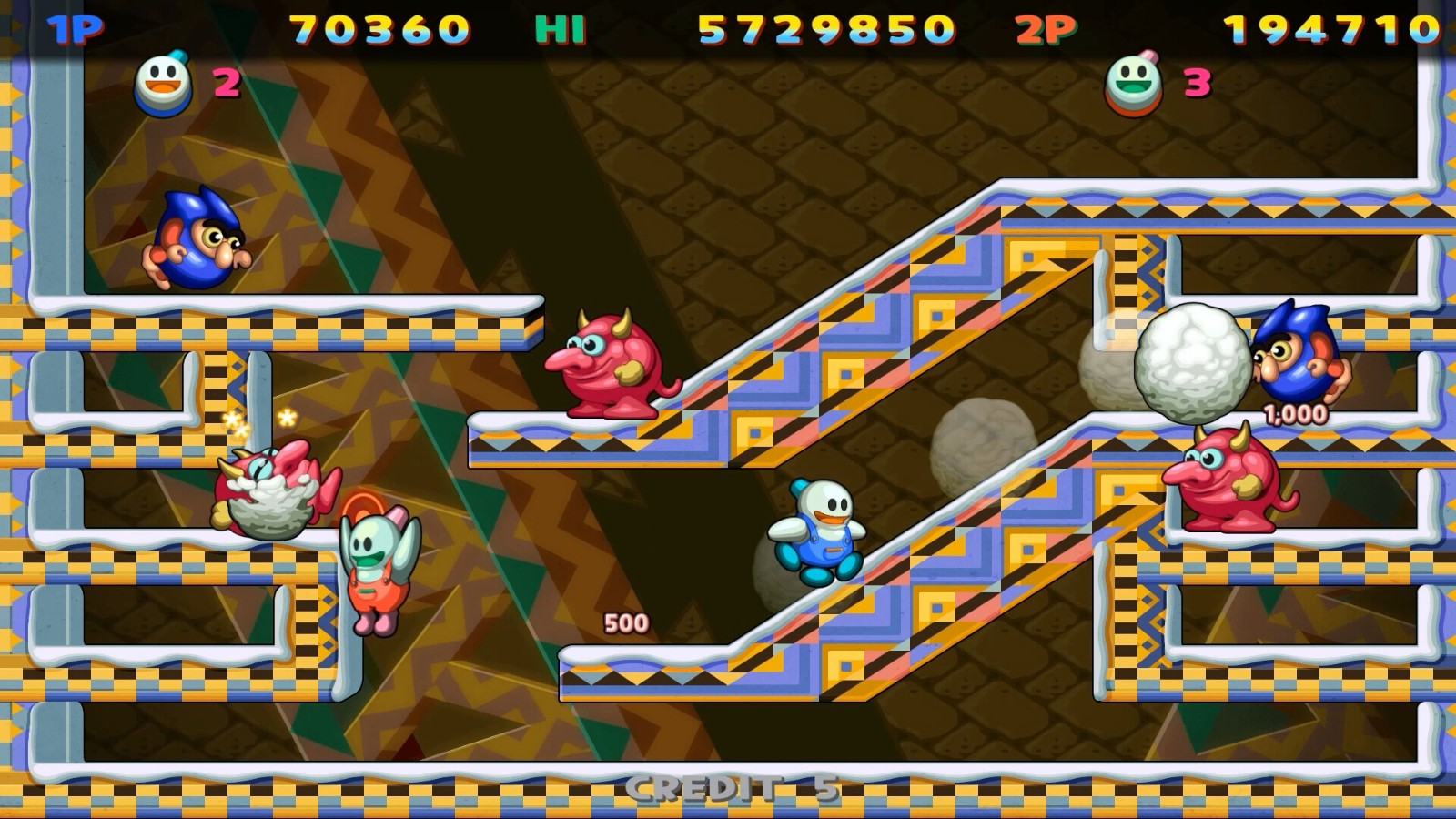 经典游戏重制 《雪人兄弟 特别:周年纪念版》Steam页面上线